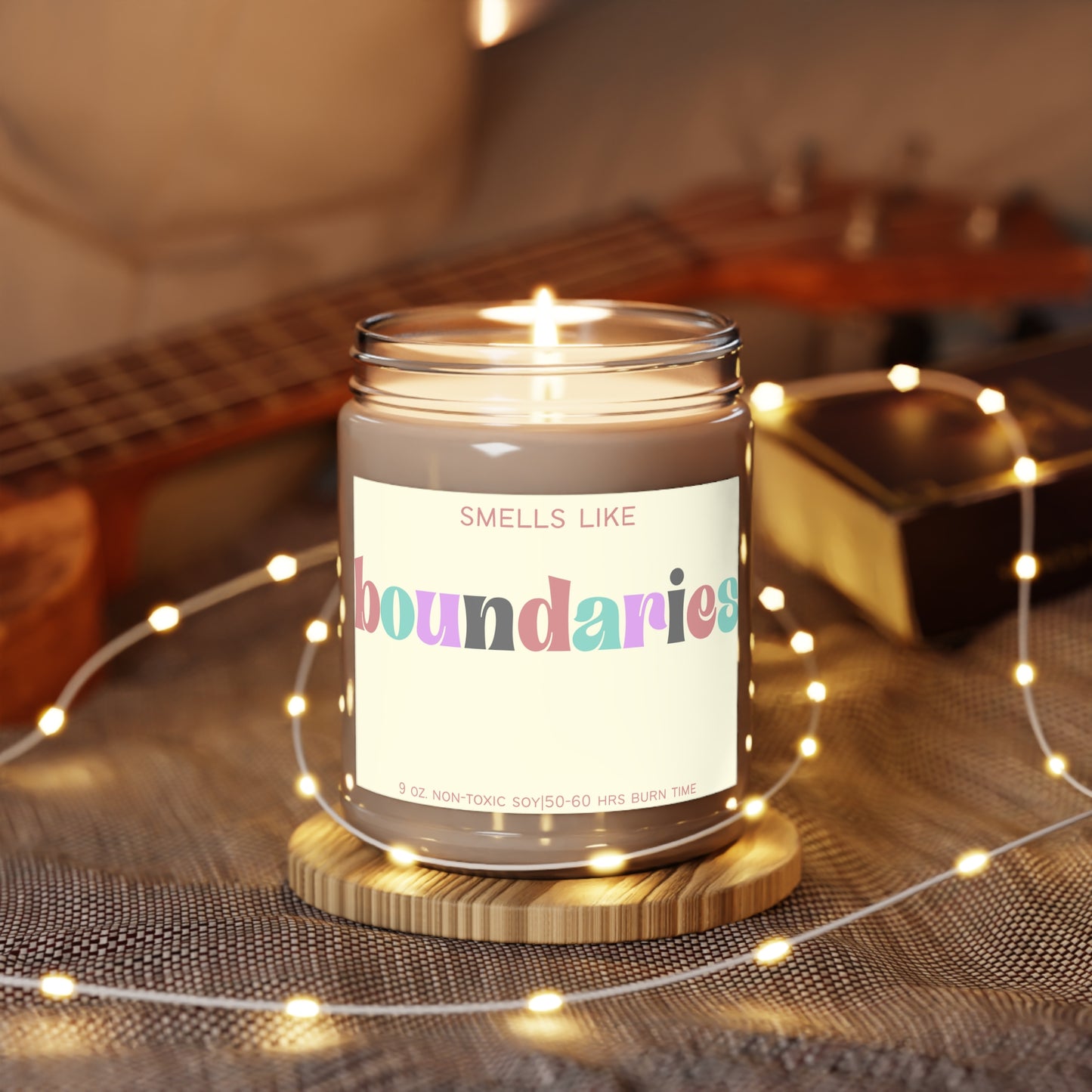 Smells Like Boundaries Soy Candle | Counselor, Therapist, Self-Care