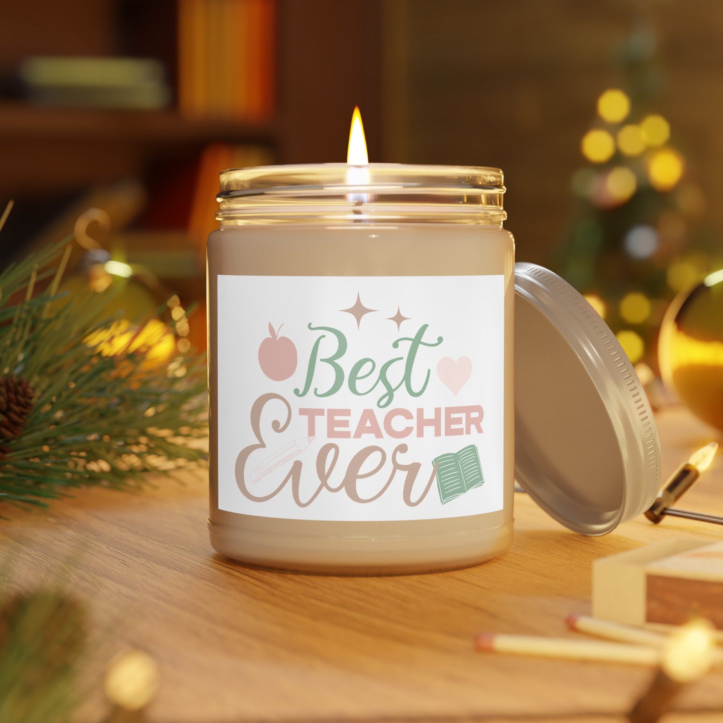 Best Teacher Ever Scented Candles, 9oz