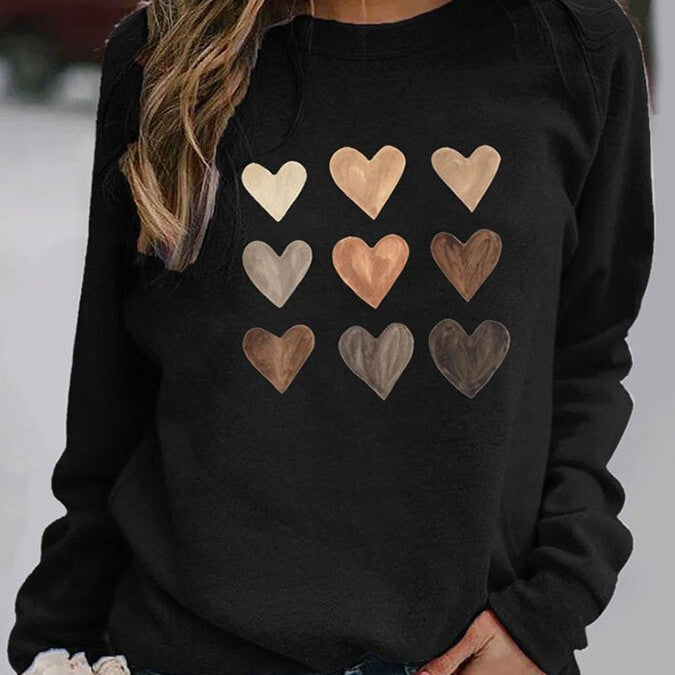 Minimalist Hearts Sweatshirt