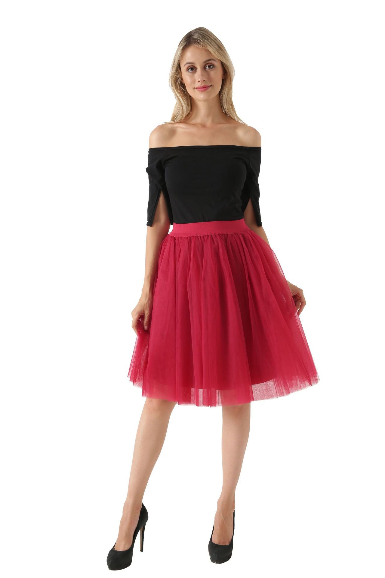 Women's 5-Layer Tulle Skirt