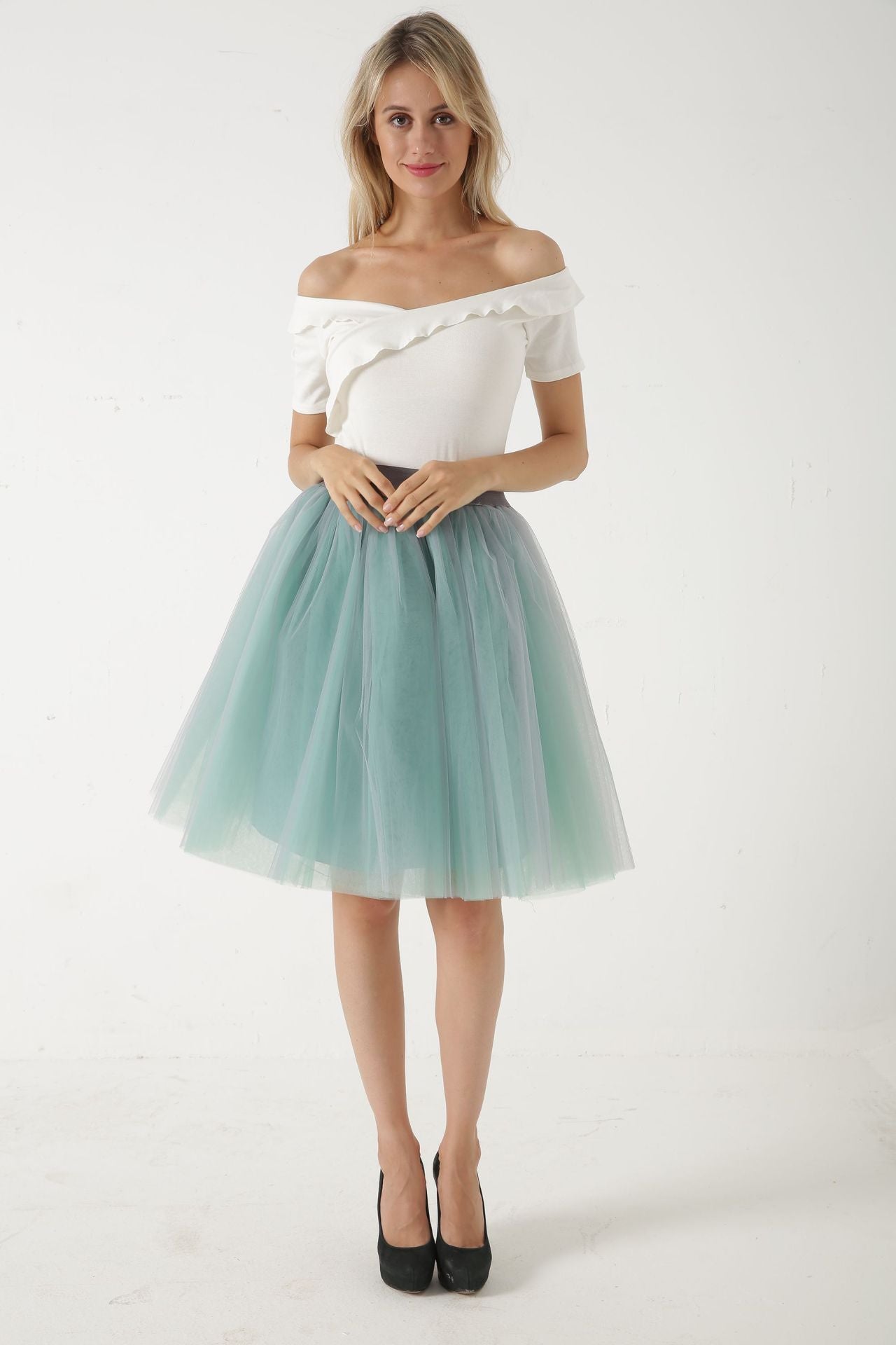 Women's 5-Layer Tulle Skirt