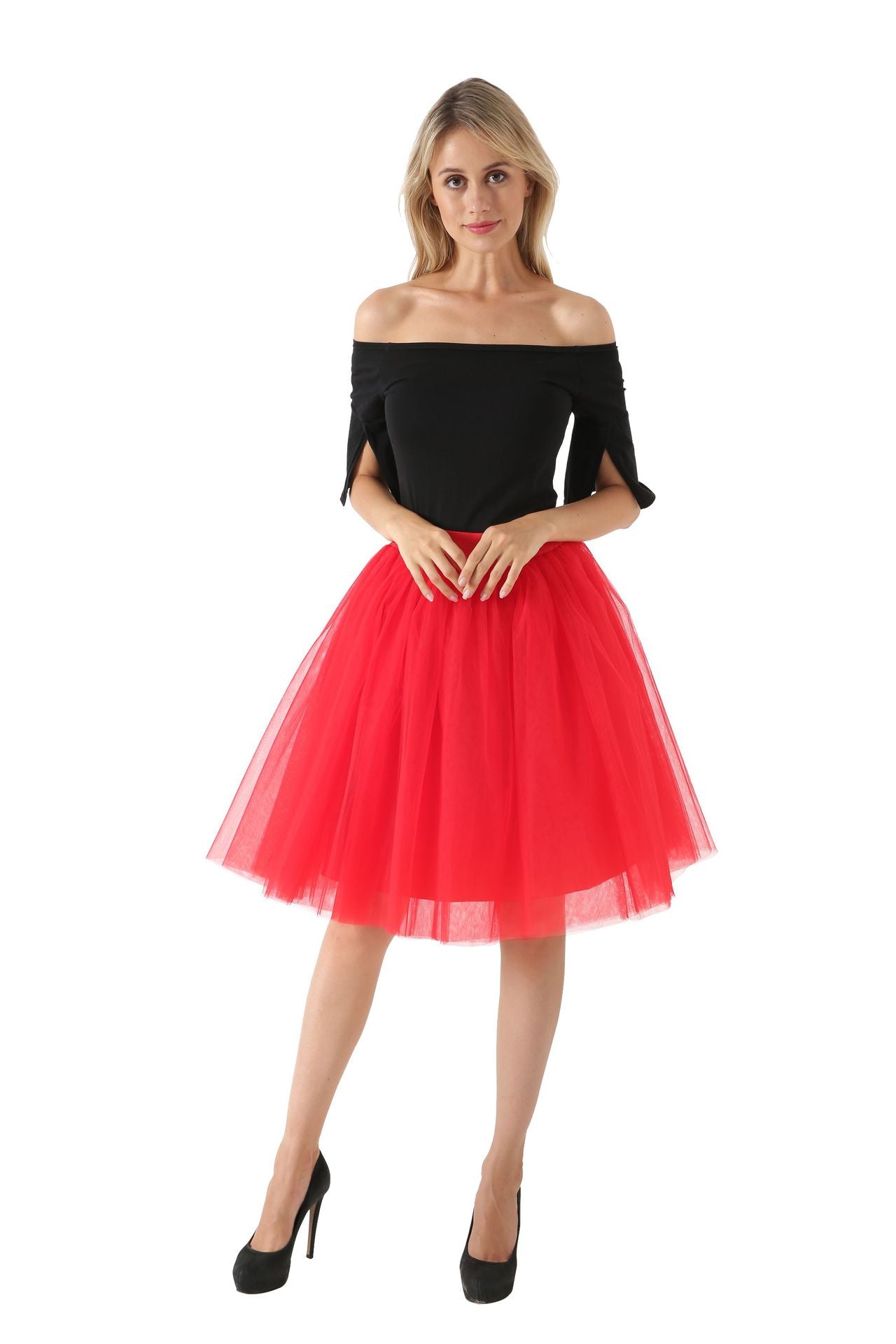Women's 5-Layer Tulle Skirt