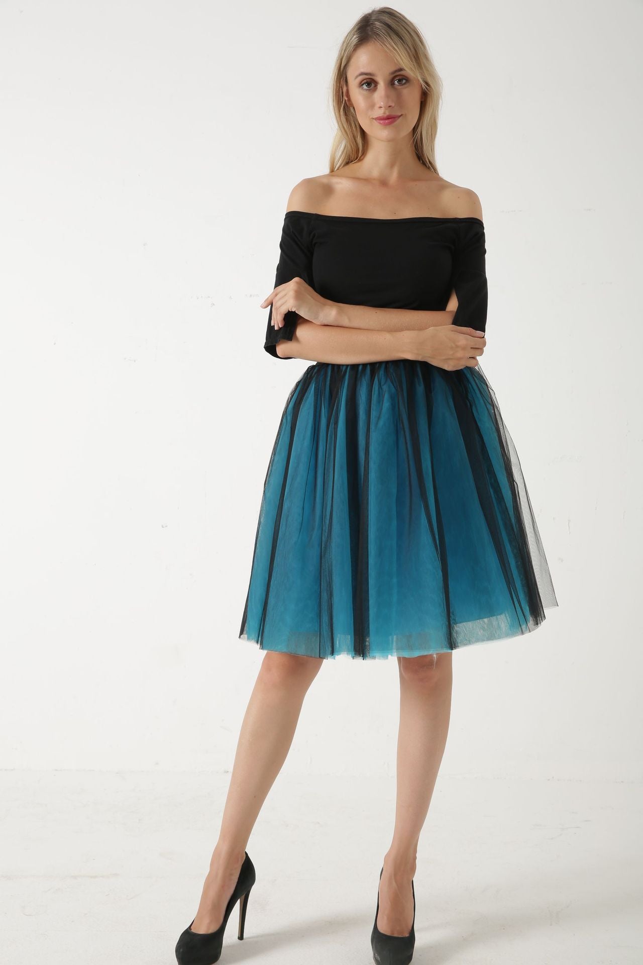 Women's 5-Layer Tulle Skirt