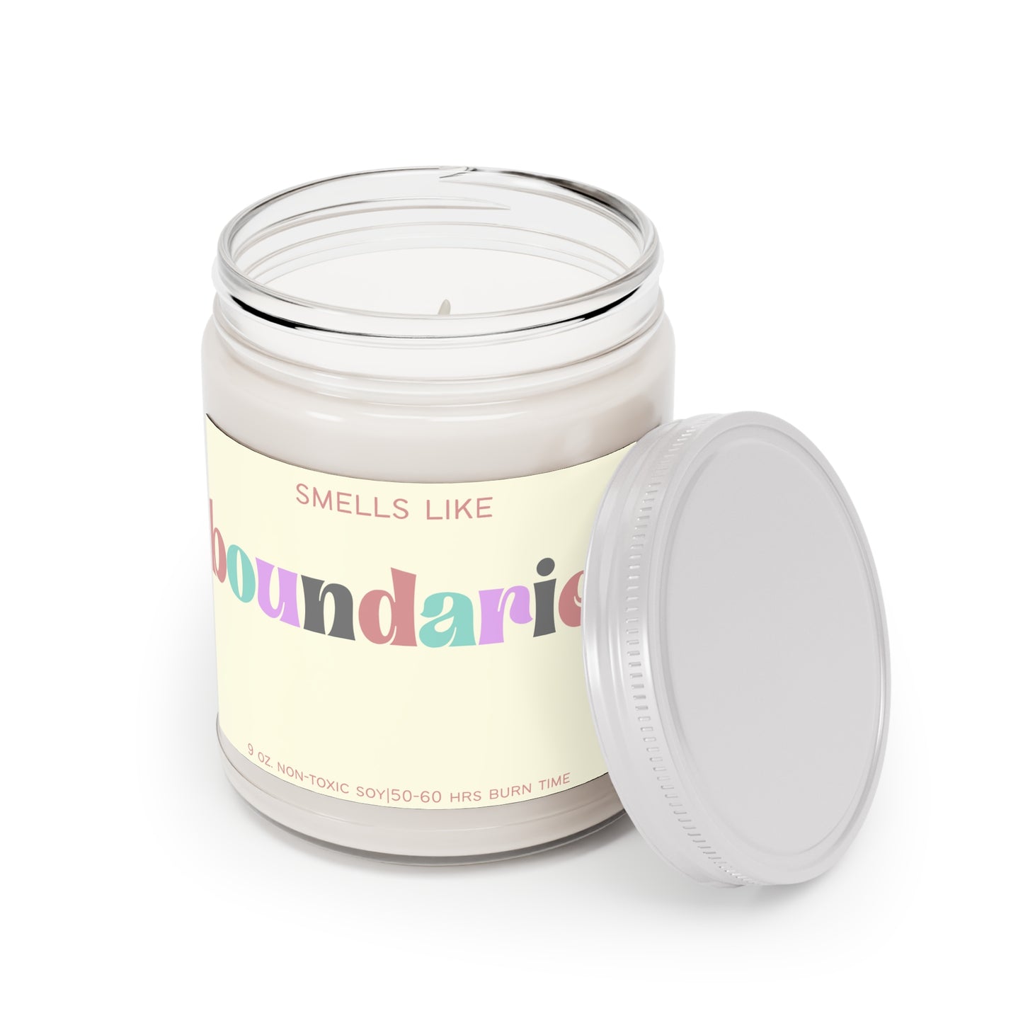 Smells Like Boundaries Soy Candle | Counselor, Therapist, Self-Care