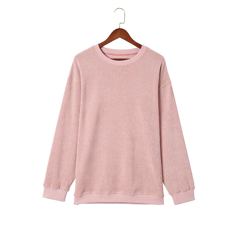 Oversized Solid Color Pullover
