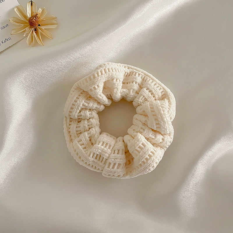 Boho Plush Hair Scrunchie