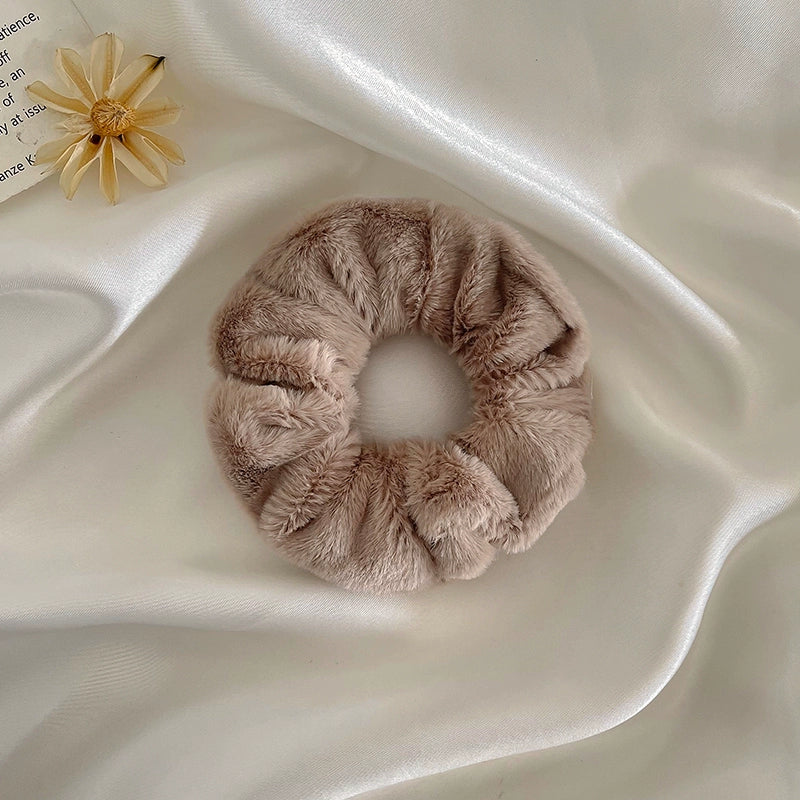 Boho Plush Hair Scrunchie
