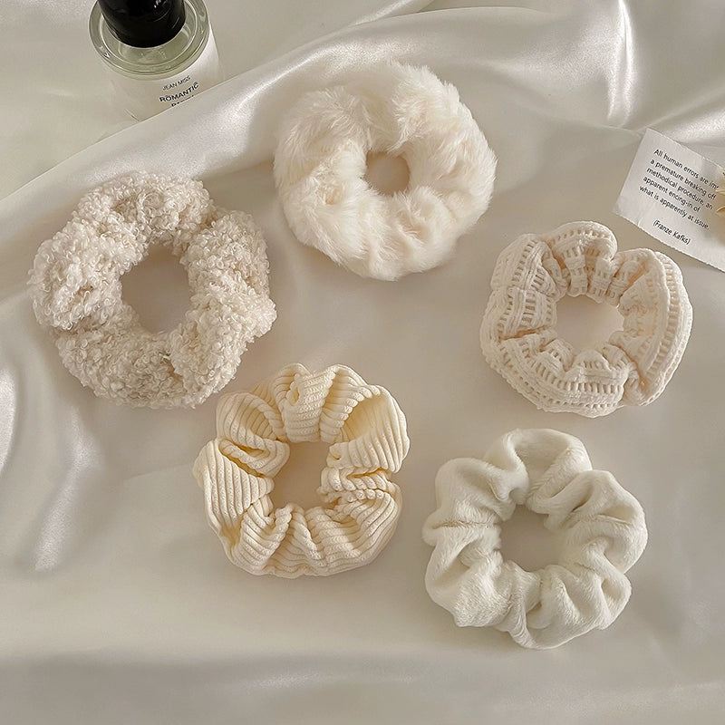 Boho Plush Hair Scrunchie