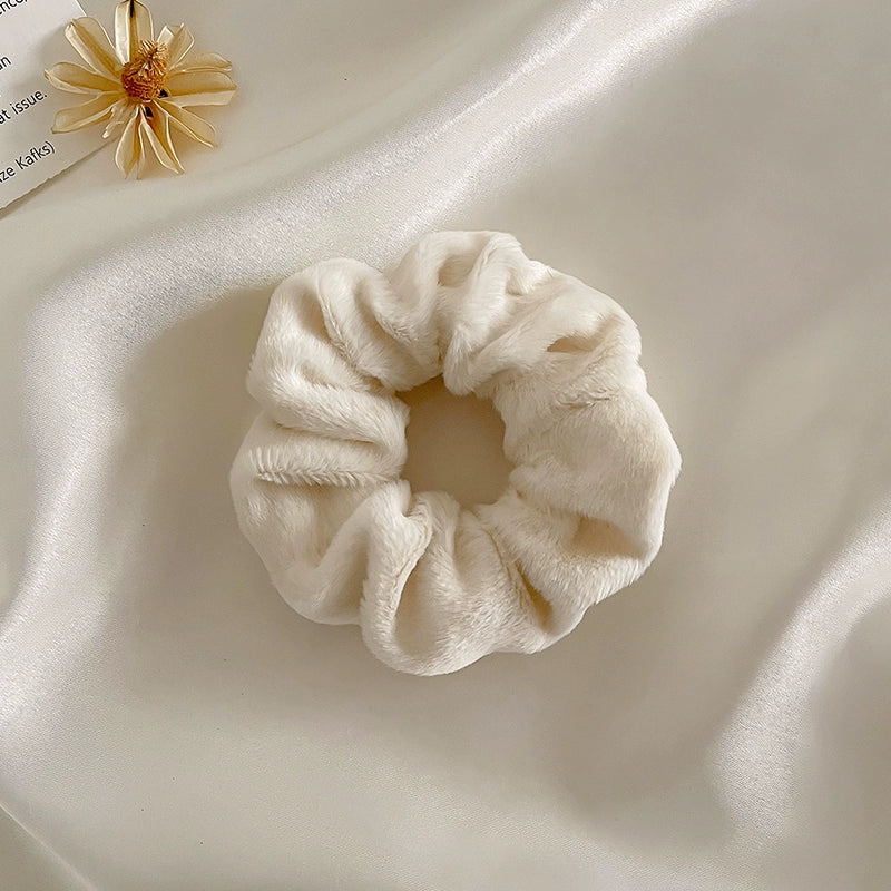 Boho Plush Hair Scrunchie