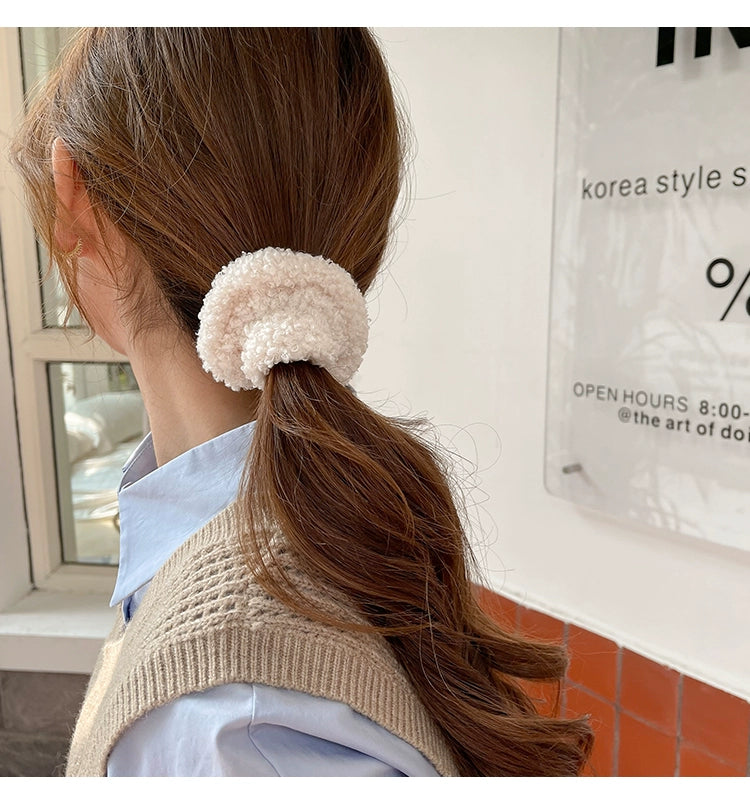 Boho Plush Hair Scrunchie