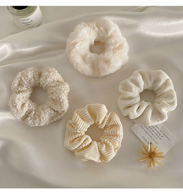 Boho Plush Hair Scrunchie