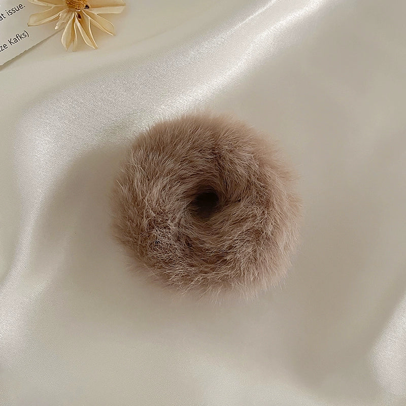 Boho Plush Hair Scrunchie