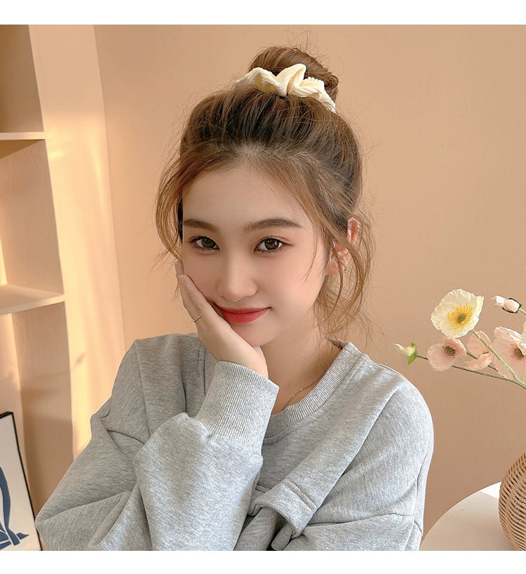 Boho Plush Hair Scrunchie