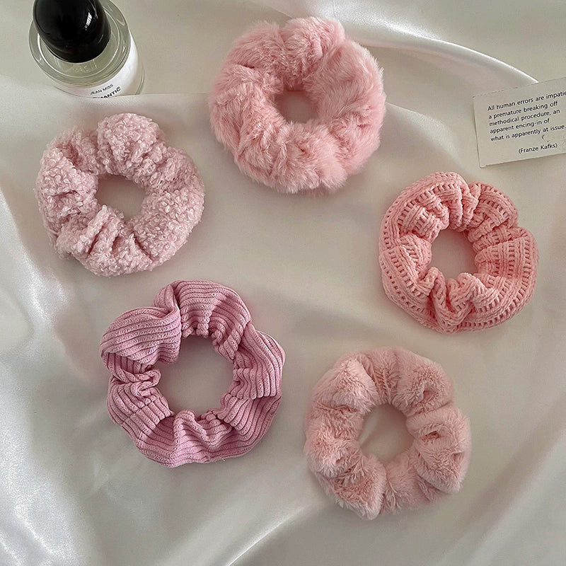 Boho Plush Hair Scrunchie
