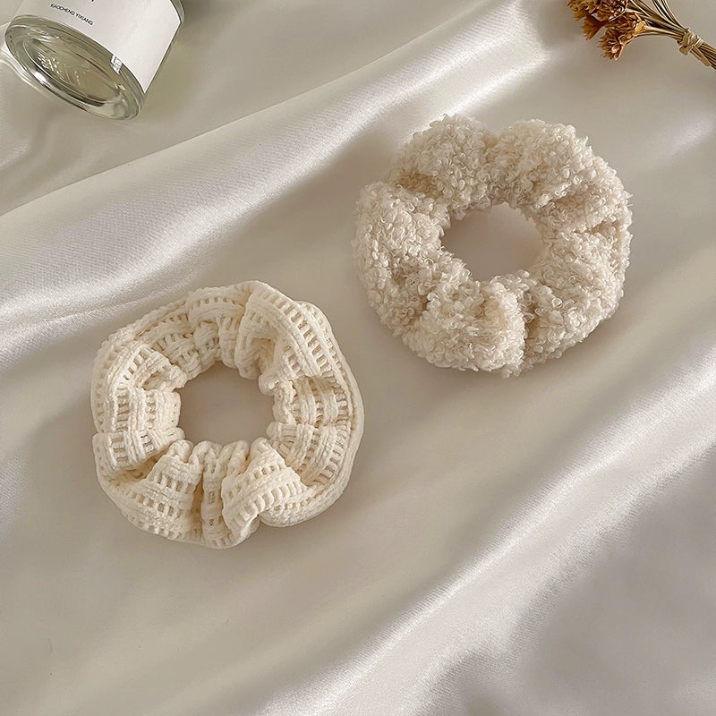 Boho Plush Hair Scrunchie
