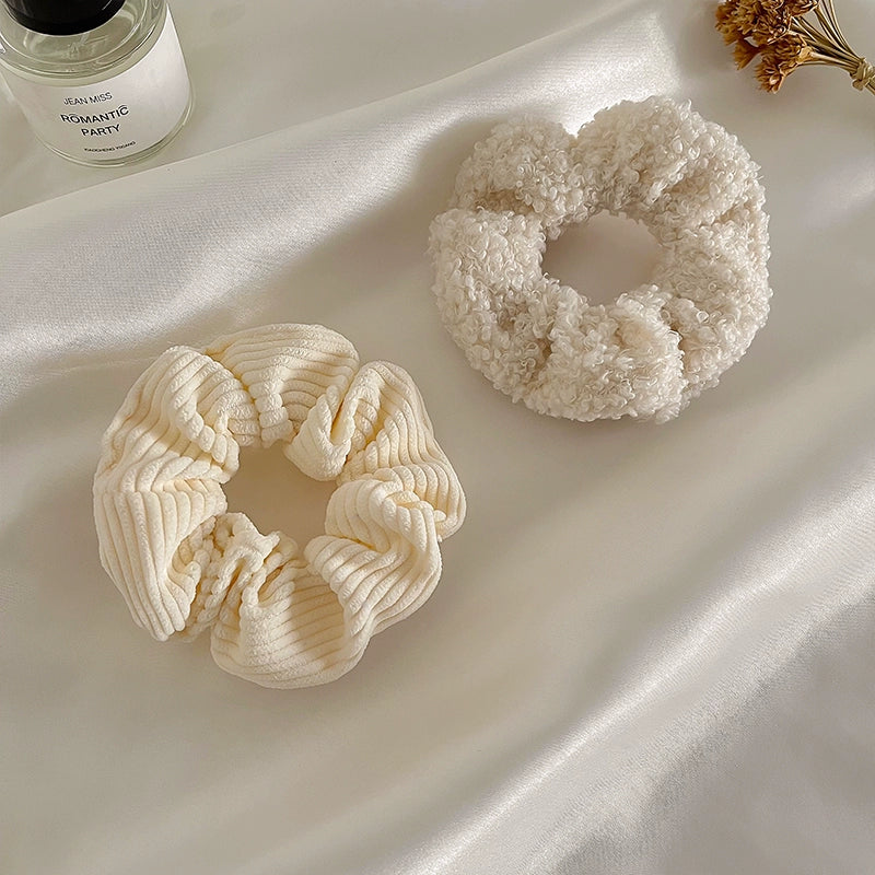 Boho Plush Hair Scrunchie