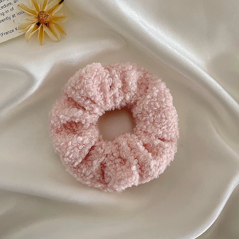 Boho Plush Hair Scrunchie