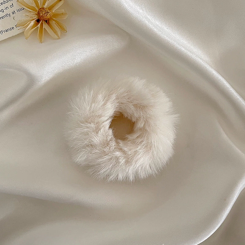 Boho Plush Hair Scrunchie