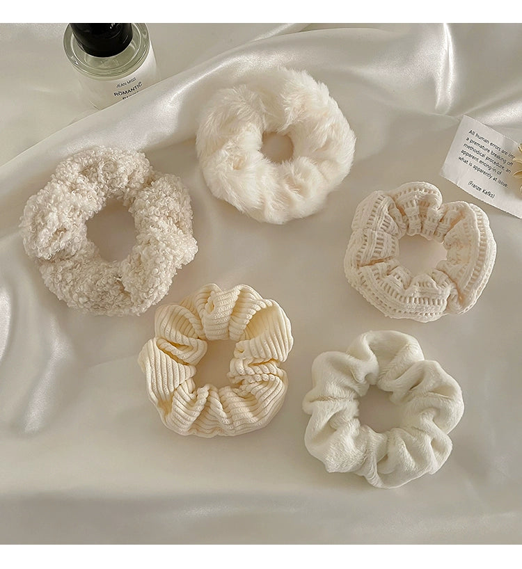 Boho Plush Hair Scrunchie