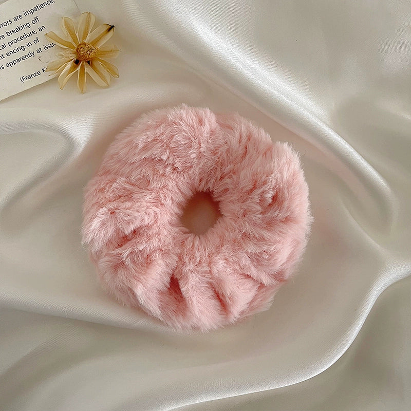 Boho Plush Hair Scrunchie