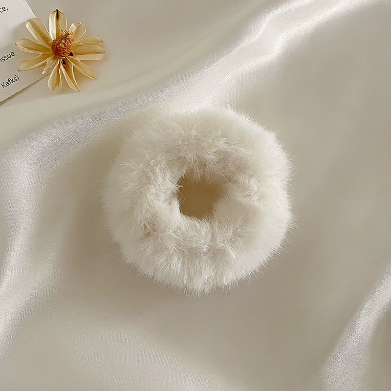 Boho Plush Hair Scrunchie