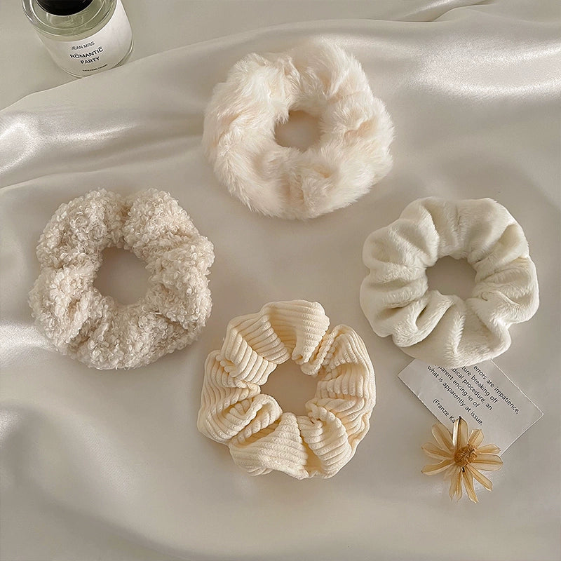 Boho Plush Hair Scrunchie