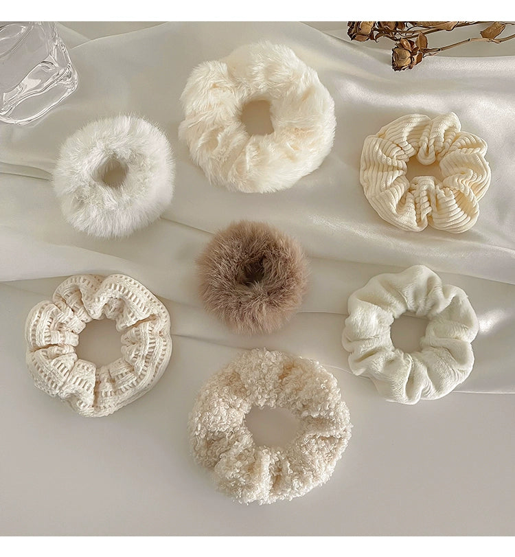 Boho Plush Hair Scrunchie