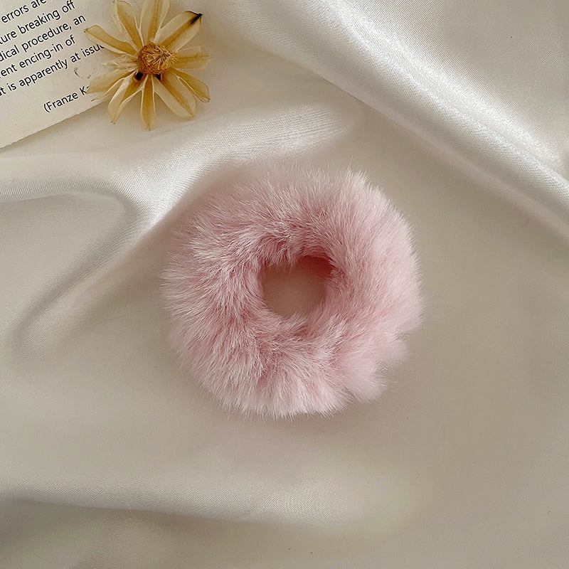 Boho Plush Hair Scrunchie