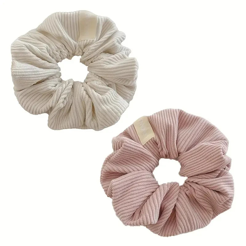 Corduroy Hair Scrunchy