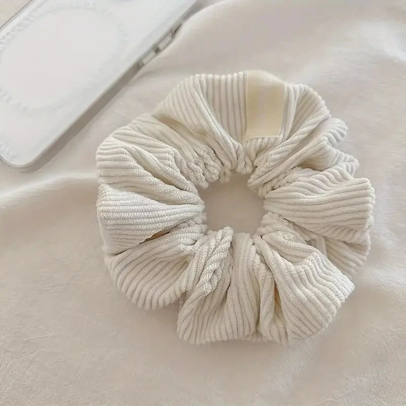 Corduroy Hair Scrunchy