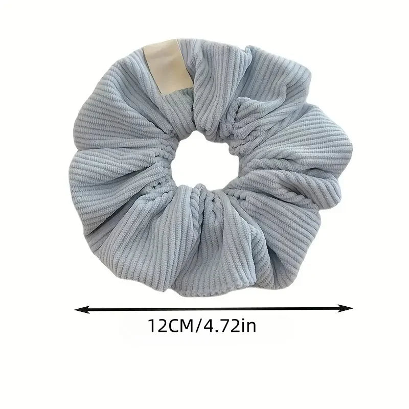 Corduroy Hair Scrunchy