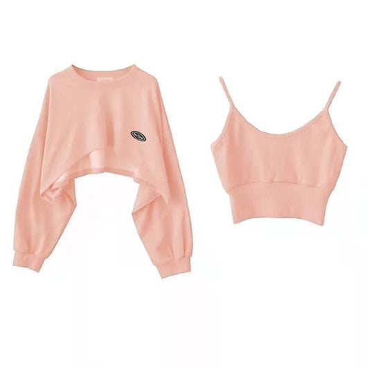 Two-piece Thin Long Sleeve Sweatshirt