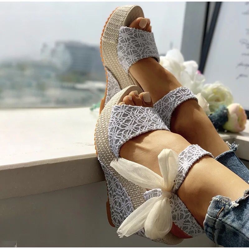 Wedge Lace Sandal