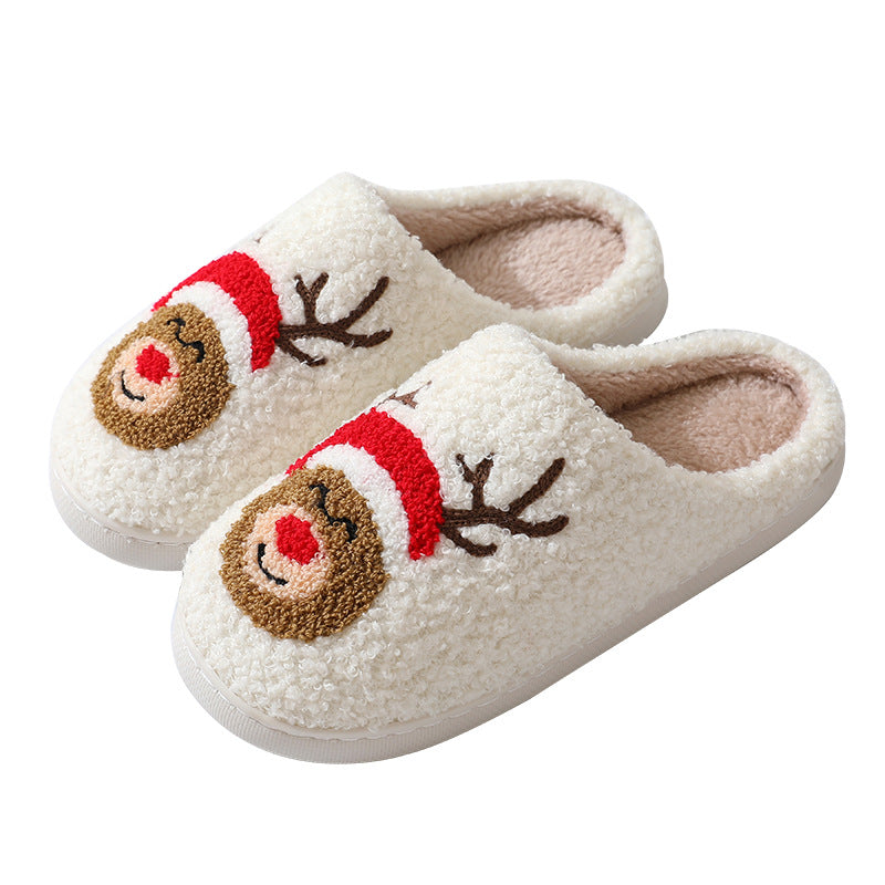 Holiday Cotton Slippers For Women And Men
