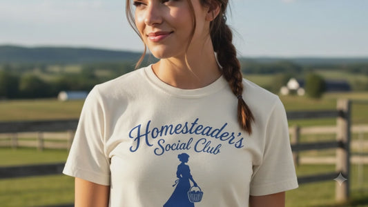 Homesteader's Social Club T-shirt, Gardening Farm Tee