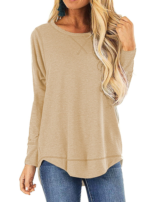 Long Sleeve Casual Tunic Top