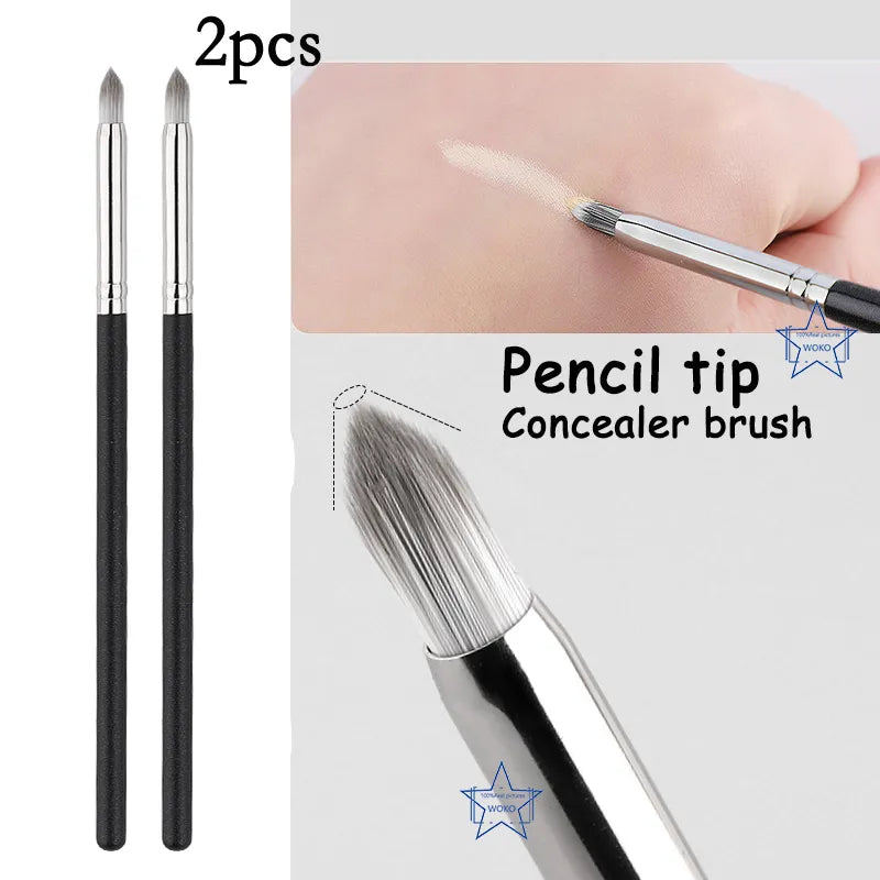 Blade Eyeliner Brush Ultra Thin Fine Angle Flat Eyebrow Brush Under The Eyes Place Makeup Brush Precise Detail Brush