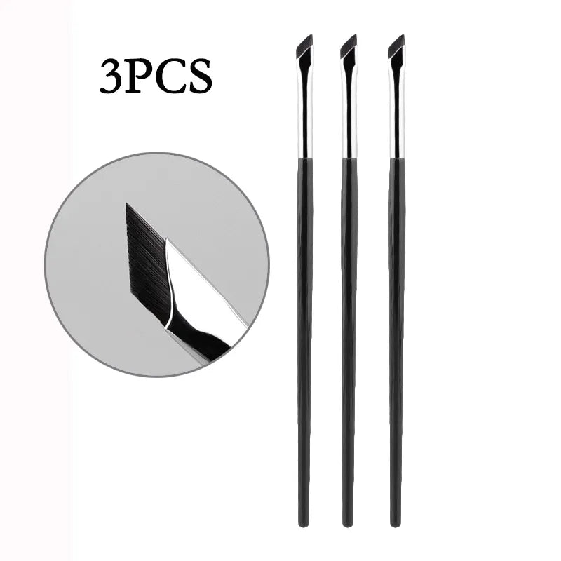 Blade Eyeliner Brush Ultra Thin Fine Angle Flat Eyebrow Brush Under The Eyes Place Makeup Brush Precise Detail Brush