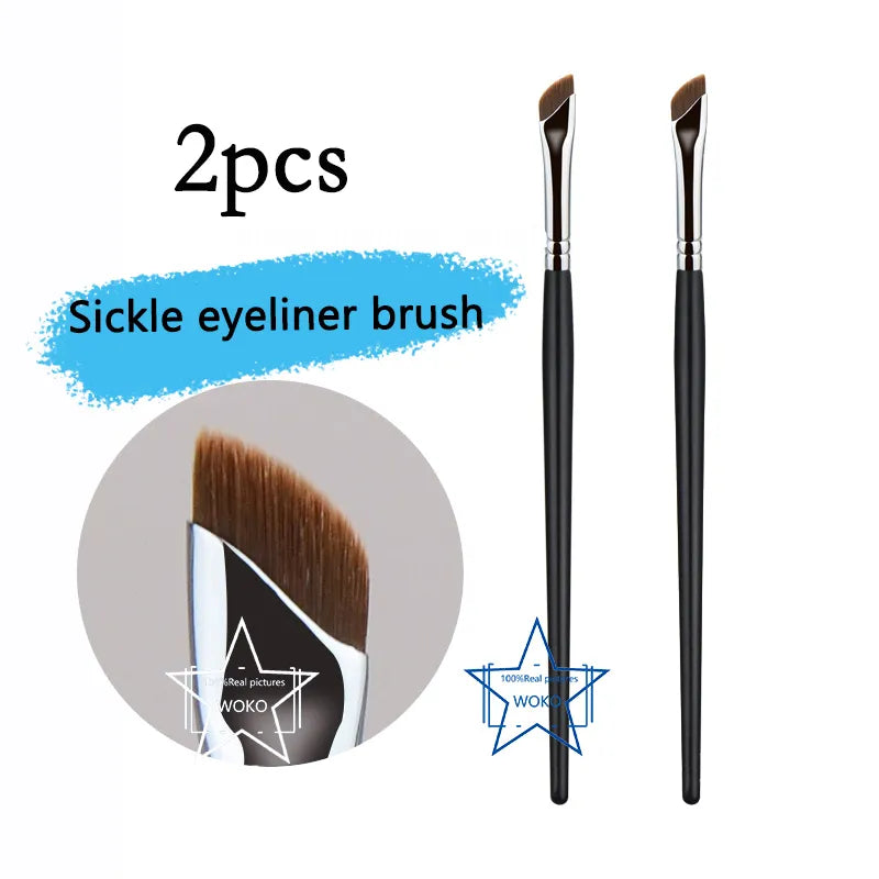 Blade Eyeliner Brush Ultra Thin Fine Angle Flat Eyebrow Brush Under The Eyes Place Makeup Brush Precise Detail Brush